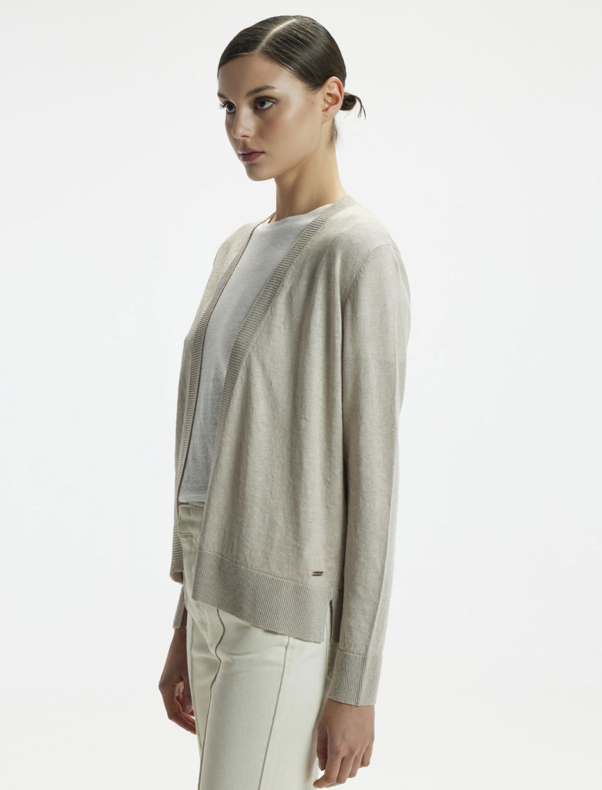 YARGICI V Yaka Önü Açık Hırka YARGICI V Yaka Önü Açık Hırka