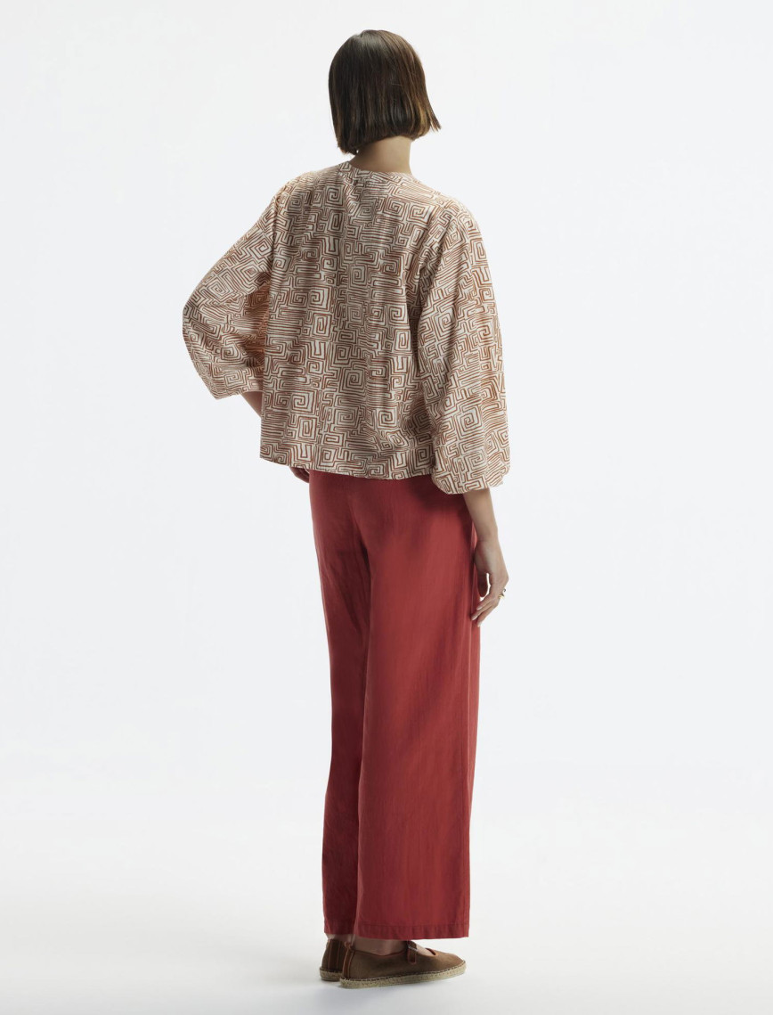 YARGICI Önü Çapraz Bağlama Detaylı Bluz YARGICI Önü Çapraz Bağlama Detaylı Bluz