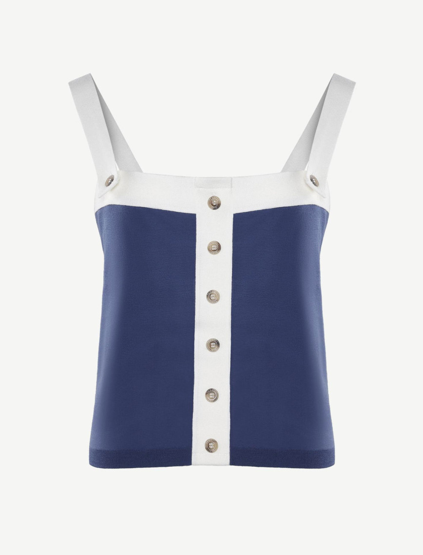 Askılı Triko Blüz Askılı Triko Blüz