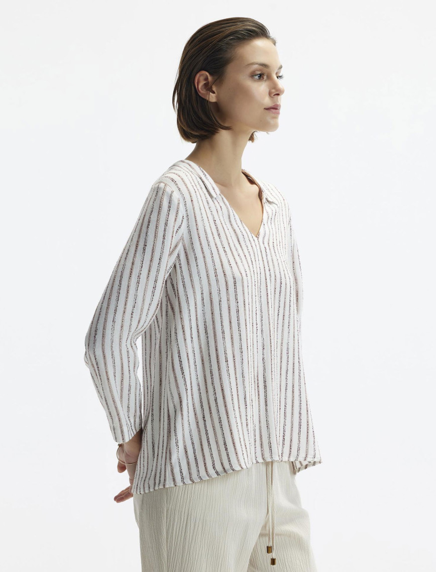 YARGICI Uzun Kollu V Yaka Bluz YARGICI Uzun Kollu V Yaka Bluz