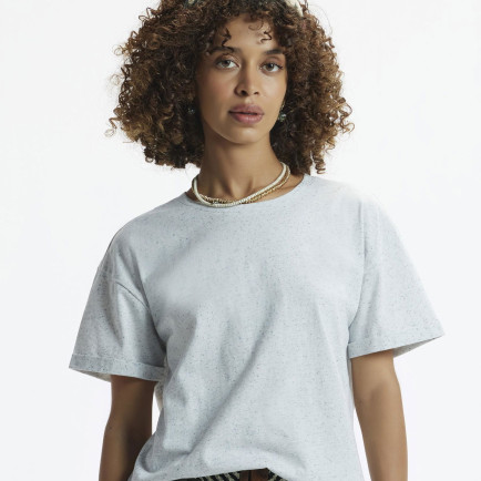 YARGICI Kolu Katlamalı Kısa Kollu T-Shirt YARGICI Kolu Katlamalı Kısa Kollu T-Shirt