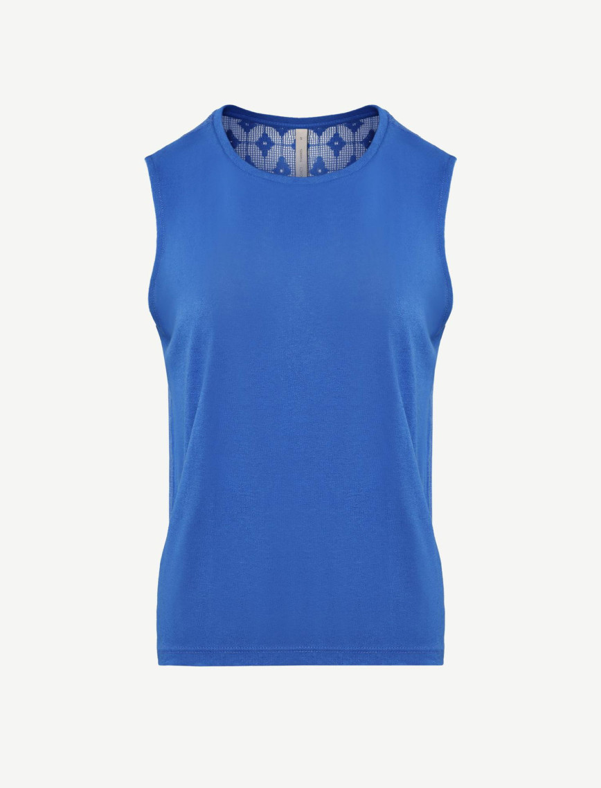 YARGICI Kolsuz Sırt Detaylı T-Shirt YARGICI Kolsuz Sırt Detaylı T-Shirt