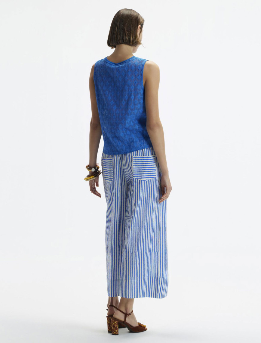 YARGICI Kolsuz Sırt Detaylı T-Shirt YARGICI Kolsuz Sırt Detaylı T-Shirt