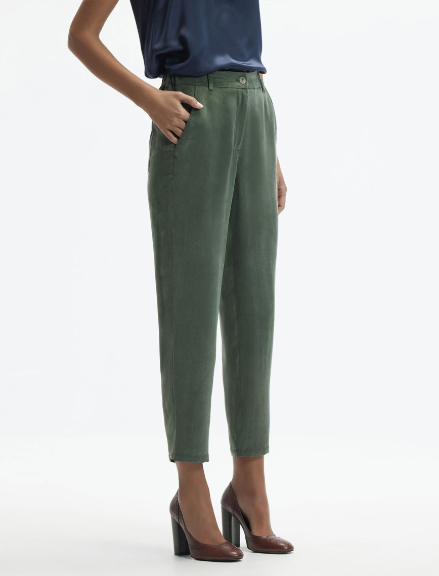 YARGICI Dar Paça Cropped Pantolon YARGICI Dar Paça Cropped Pantolon