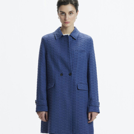 YARGICI Kapak Cepli Apolet Manşetli Kırlangıç Yaka Pardösü YARGICI Kapak Cepli Apolet Manşetli Kırlangıç Yaka Pardösü