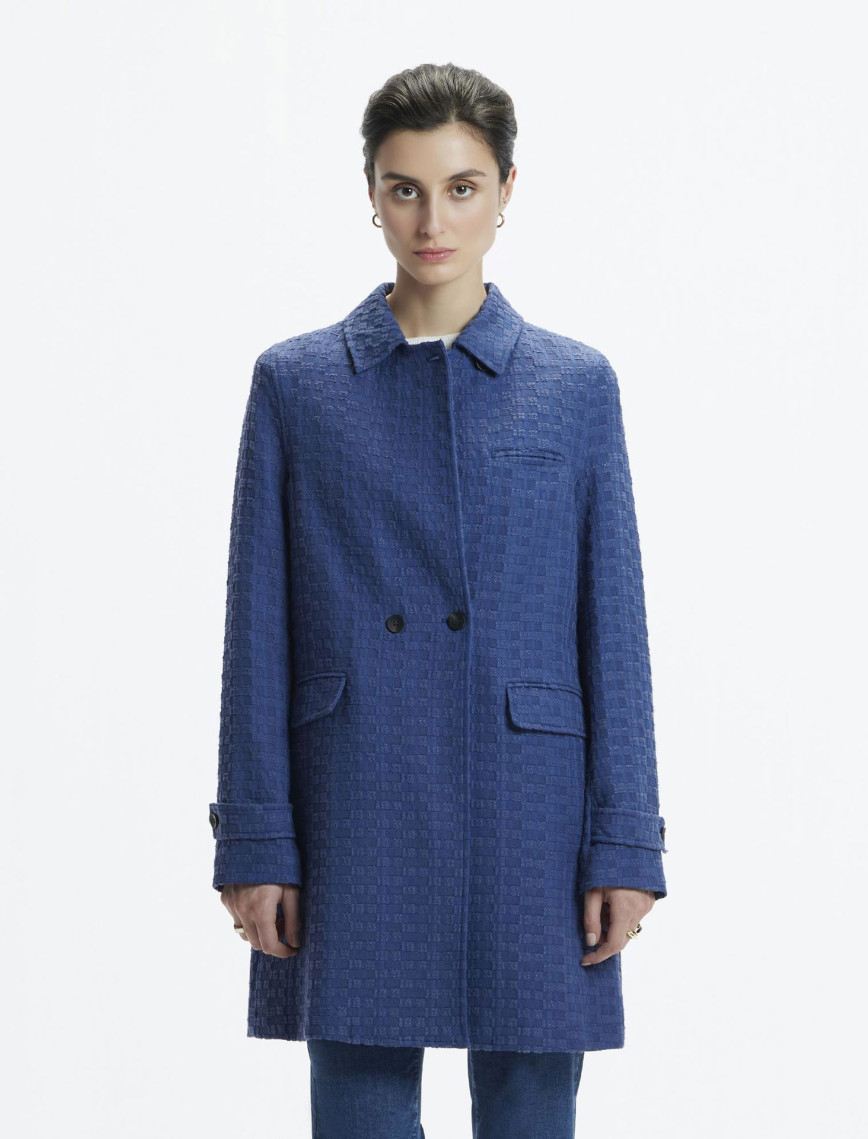 YARGICI Kapak Cepli Apolet Manşetli Kırlangıç Yaka Pardösü YARGICI Kapak Cepli Apolet Manşetli Kırlangıç Yaka Pardösü