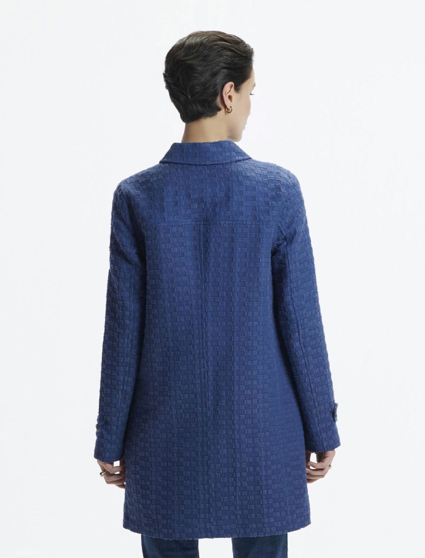 YARGICI Kapak Cepli Apolet Manşetli Kırlangıç Yaka Pardösü YARGICI Kapak Cepli Apolet Manşetli Kırlangıç Yaka Pardösü