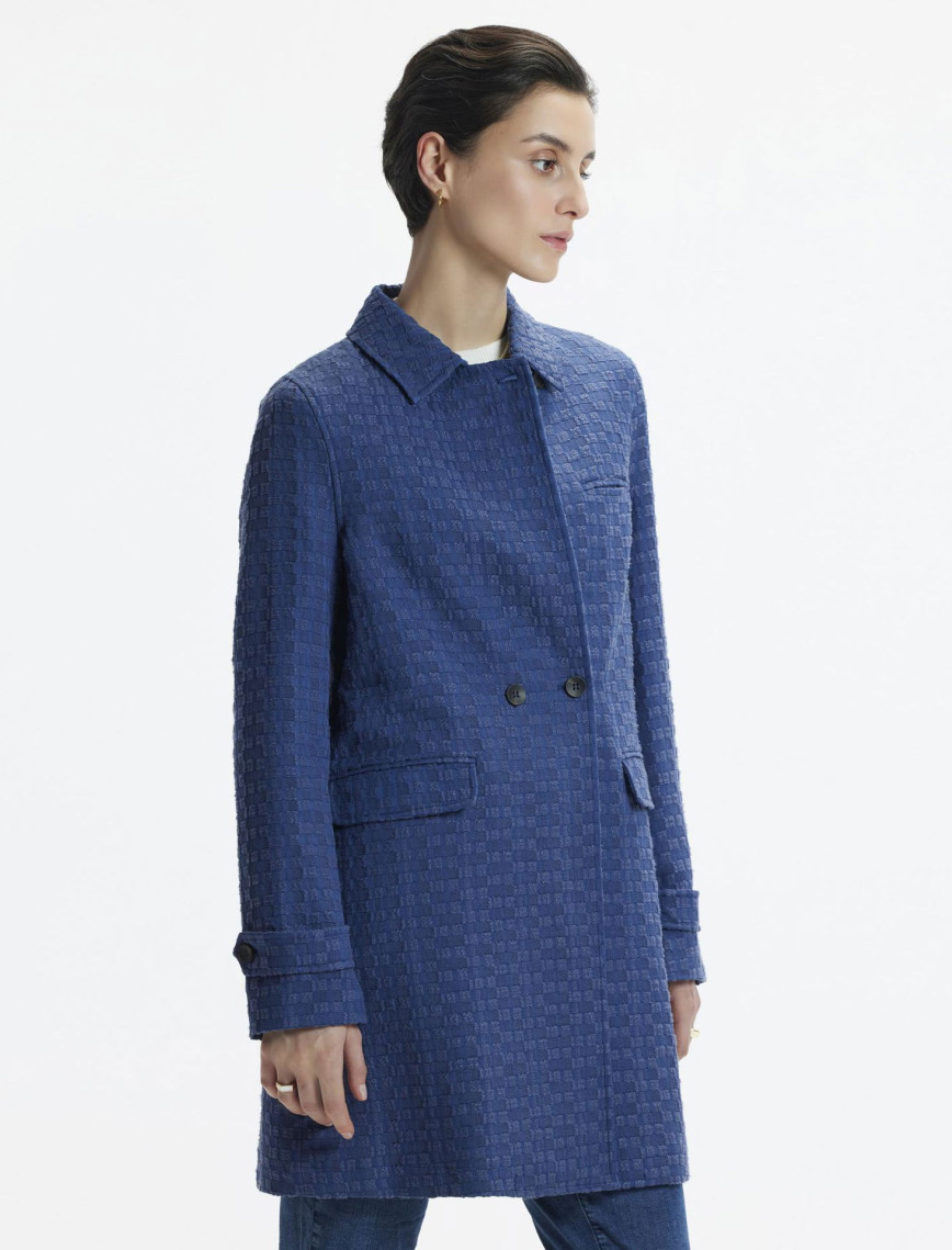 YARGICI Kapak Cepli Apolet Manşetli Kırlangıç Yaka Pardösü YARGICI Kapak Cepli Apolet Manşetli Kırlangıç Yaka Pardösü