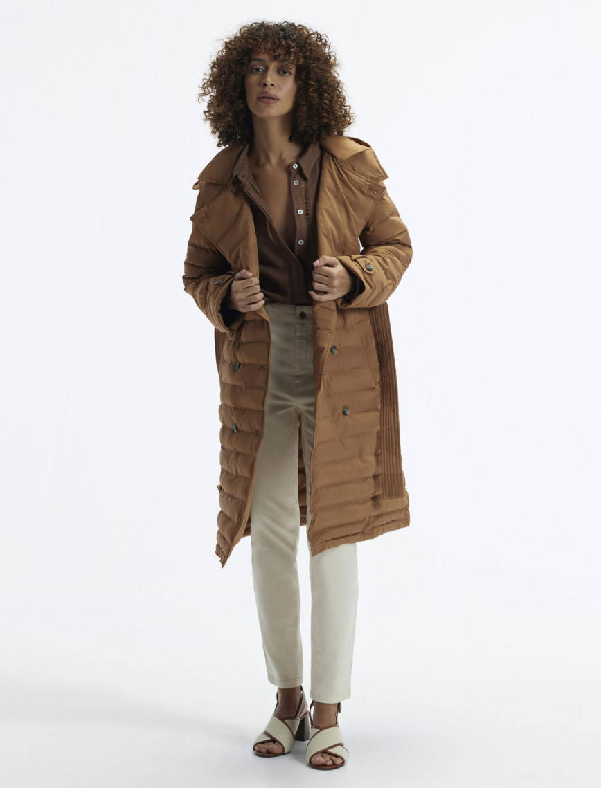 YARGICI Mikrofiber Kapüşonlu Uzun Düğme Ve Cep Detaylı Kemerli Pardösü YARGICI Mikrofiber Kapüşonlu Uzun Düğme Ve Cep Detaylı Kemerli Pardösü