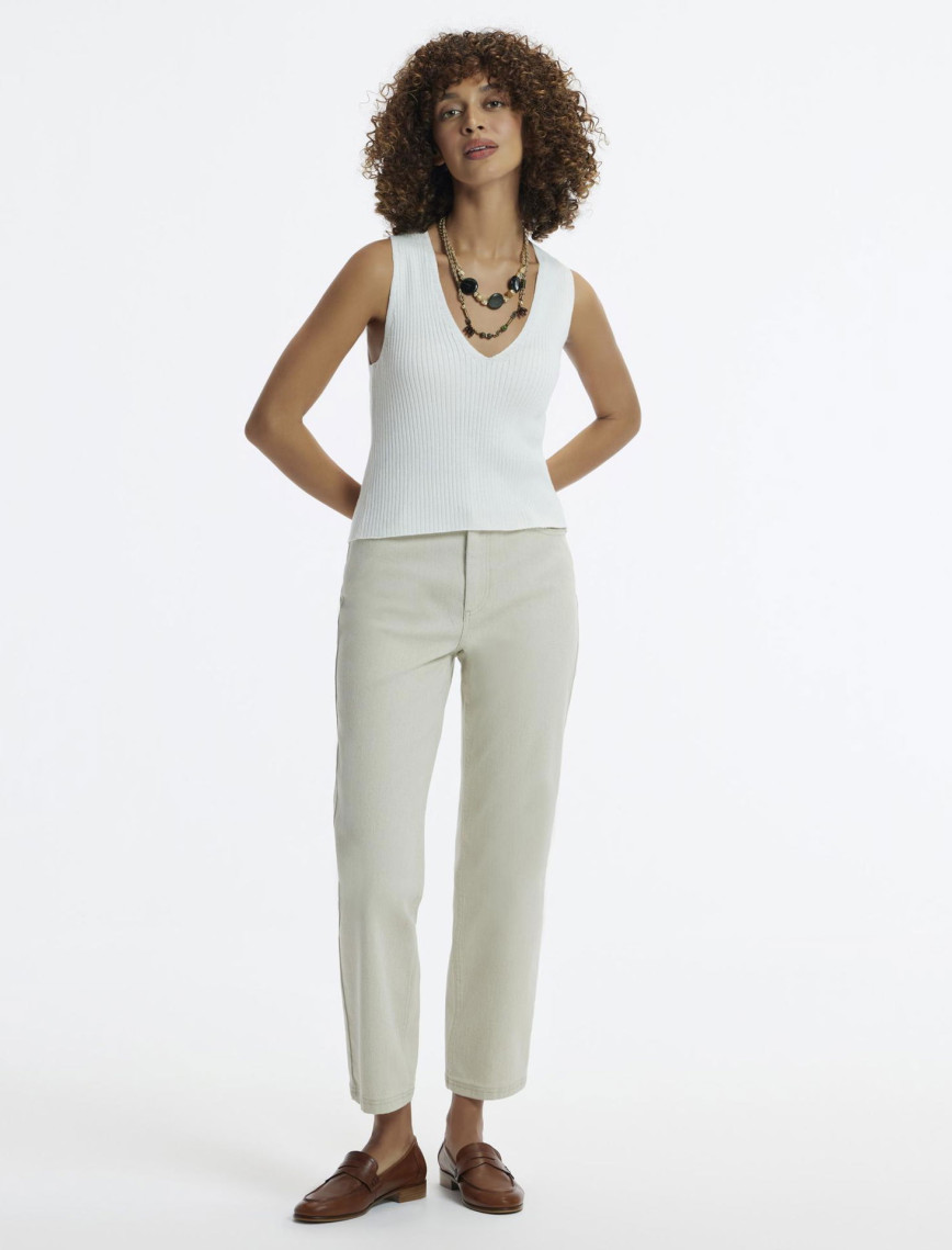 Kolsuz V Yakalı Triko Kolsuz V Yakalı Triko