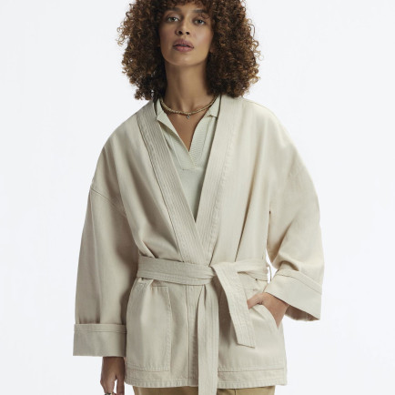 YARGICI Kemer Detaylı Non Denim Pardösü YARGICI Kemer Detaylı Non Denim Pardösü