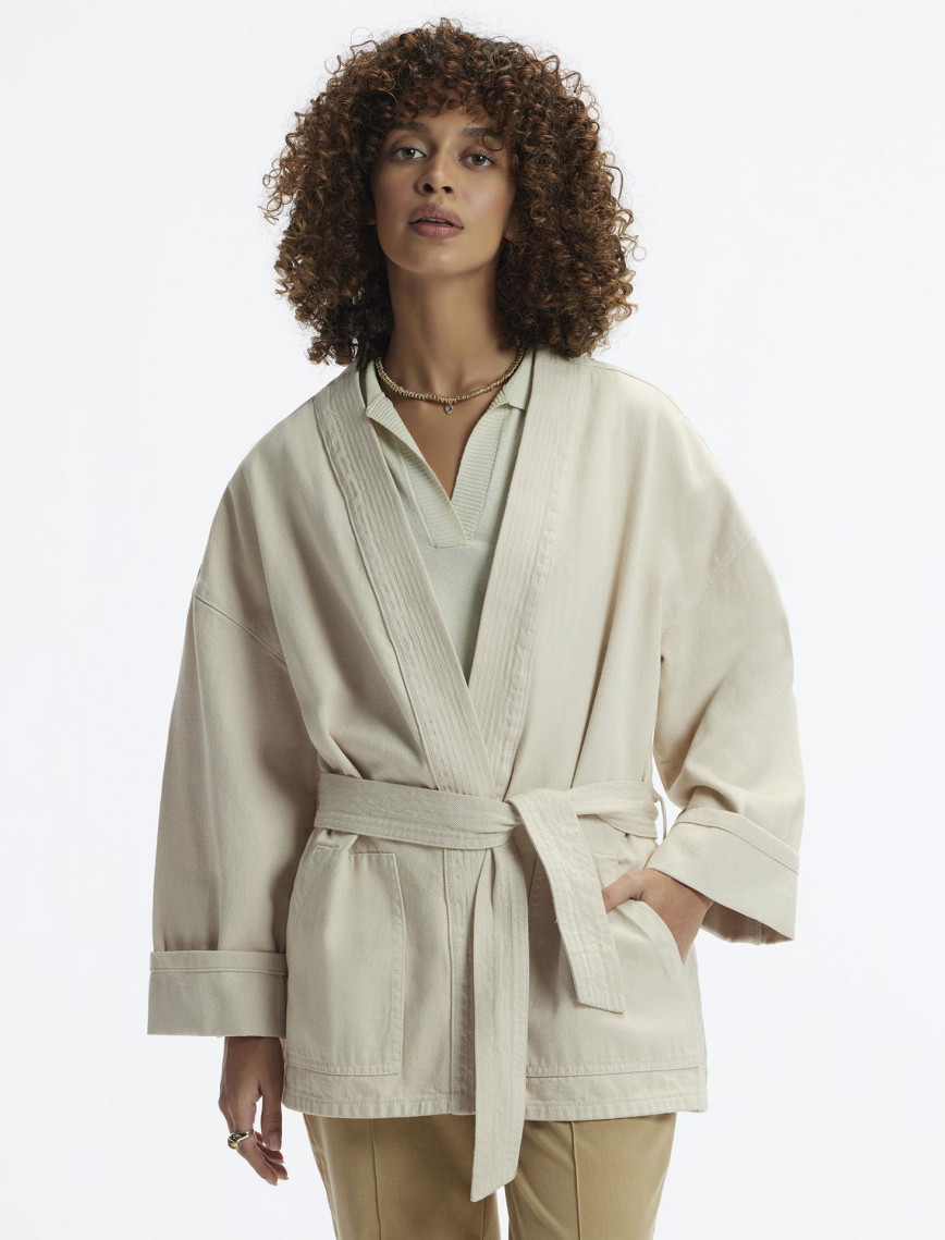 YARGICI Kemer Detaylı Non Denim Pardösü YARGICI Kemer Detaylı Non Denim Pardösü