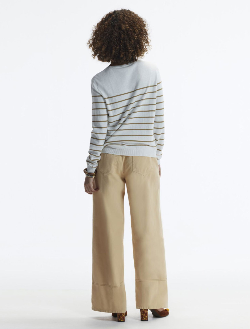 YARGICI Geniş Paça Yüksek Belli Pantolon YARGICI Geniş Paça Yüksek Belli Pantolon