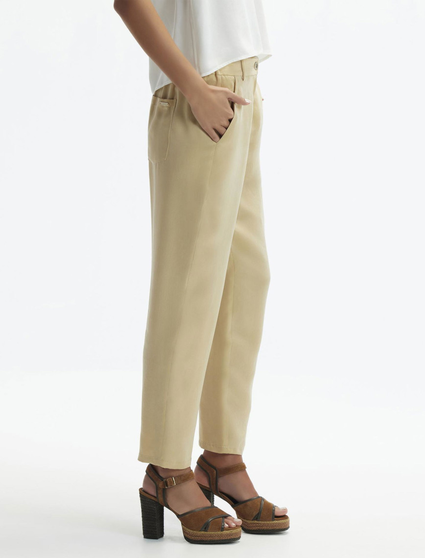 YARGICI Dar Paça Cropped Pantolon YARGICI Dar Paça Cropped Pantolon
