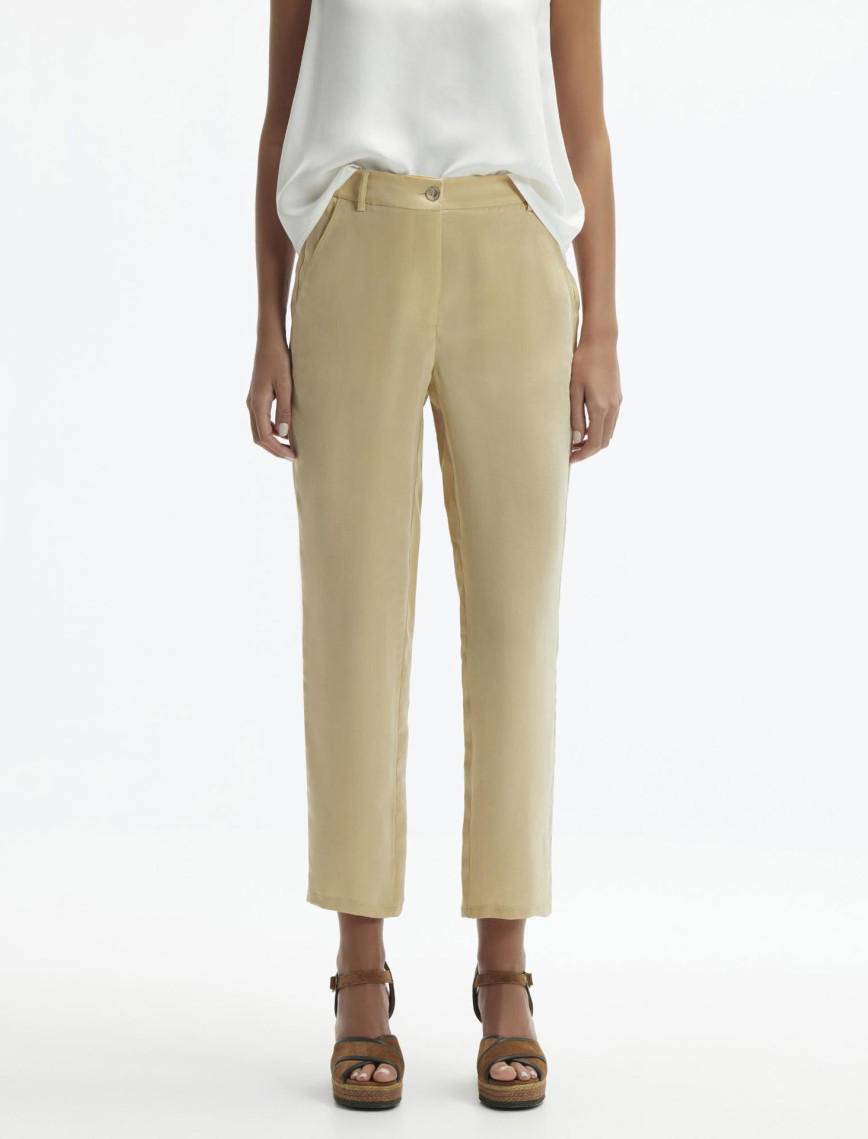 YARGICI Dar Paça Cropped Pantolon YARGICI Dar Paça Cropped Pantolon