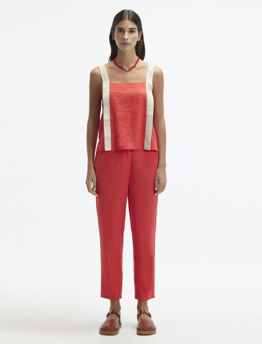 YARGICI Havuç Kesim Düğmeli Pantolon YARGICI Havuç Kesim Düğmeli Pantolon