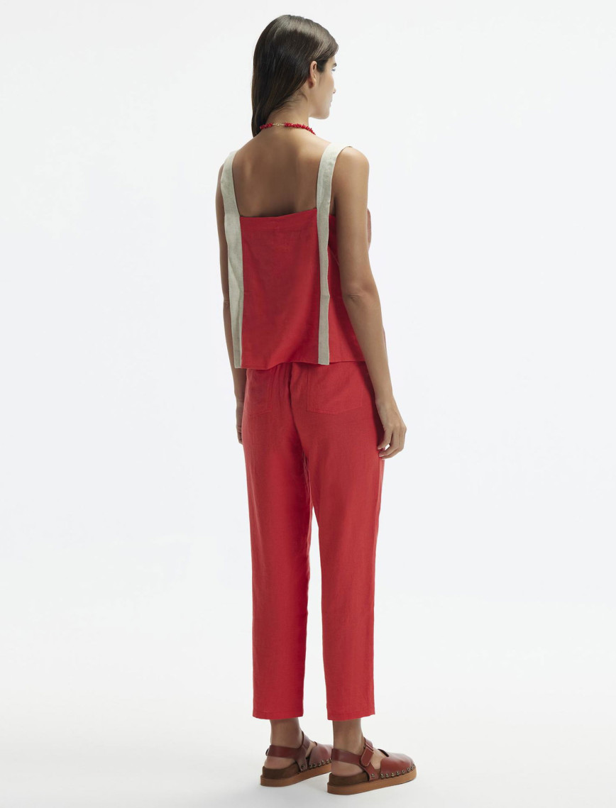 YARGICI Havuç Kesim Düğmeli Pantolon YARGICI Havuç Kesim Düğmeli Pantolon