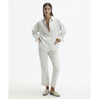 YARGICI Düz Kesim Duble Paça Bağ Detaylı Pantolon YARGICI Düz Kesim Duble Paça Bağ Detaylı Pantolon