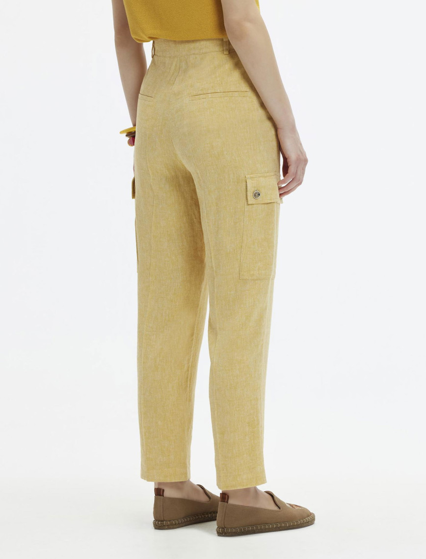 YARGICI Düz Kesim Kırma Detaylı Kargo Pantolon YARGICI Düz Kesim Kırma Detaylı Kargo Pantolon