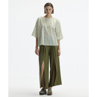 YARGICI Önü Yırtmaçlı Bol Kesim Pantolon YARGICI Önü Yırtmaçlı Bol Kesim Pantolon