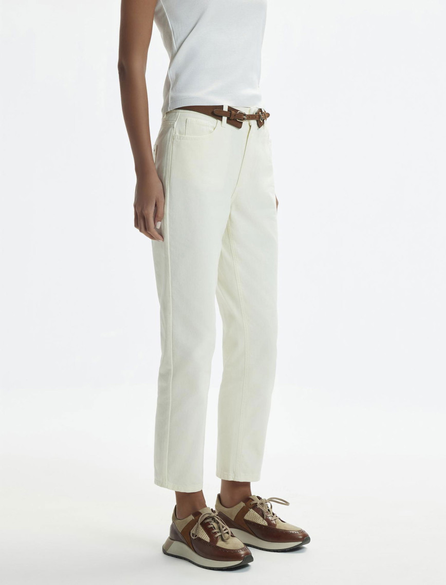 YARGICI Düz Paça Denim Pantolon YARGICI Düz Paça Denim Pantolon