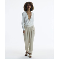 YARGICI Düz Kesim Paçası Bağlı Pantolon YARGICI Düz Kesim Paçası Bağlı Pantolon