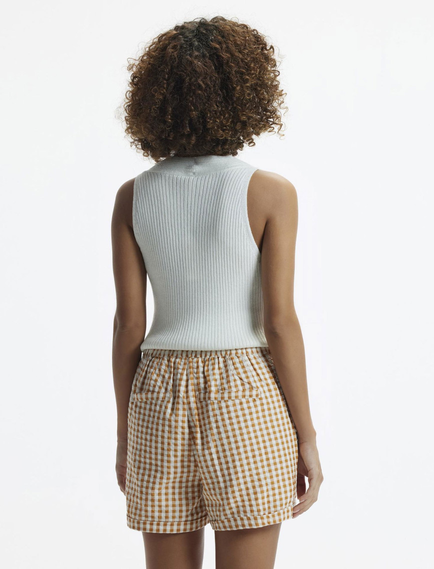 YARGICI Beli Lastikli Duble Paça Kısa Şort YARGICI Beli Lastikli Duble Paça Kısa Şort