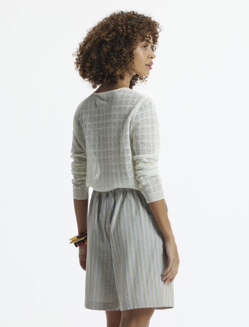 YARGICI Beli Lastikli Bağlamalı Şort YARGICI Beli Lastikli Bağlamalı Şort