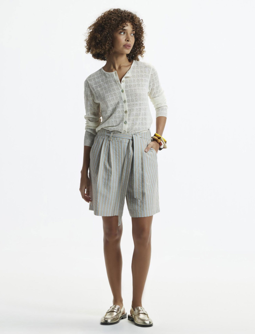 YARGICI Beli Lastikli Bağlamalı Şort YARGICI Beli Lastikli Bağlamalı Şort