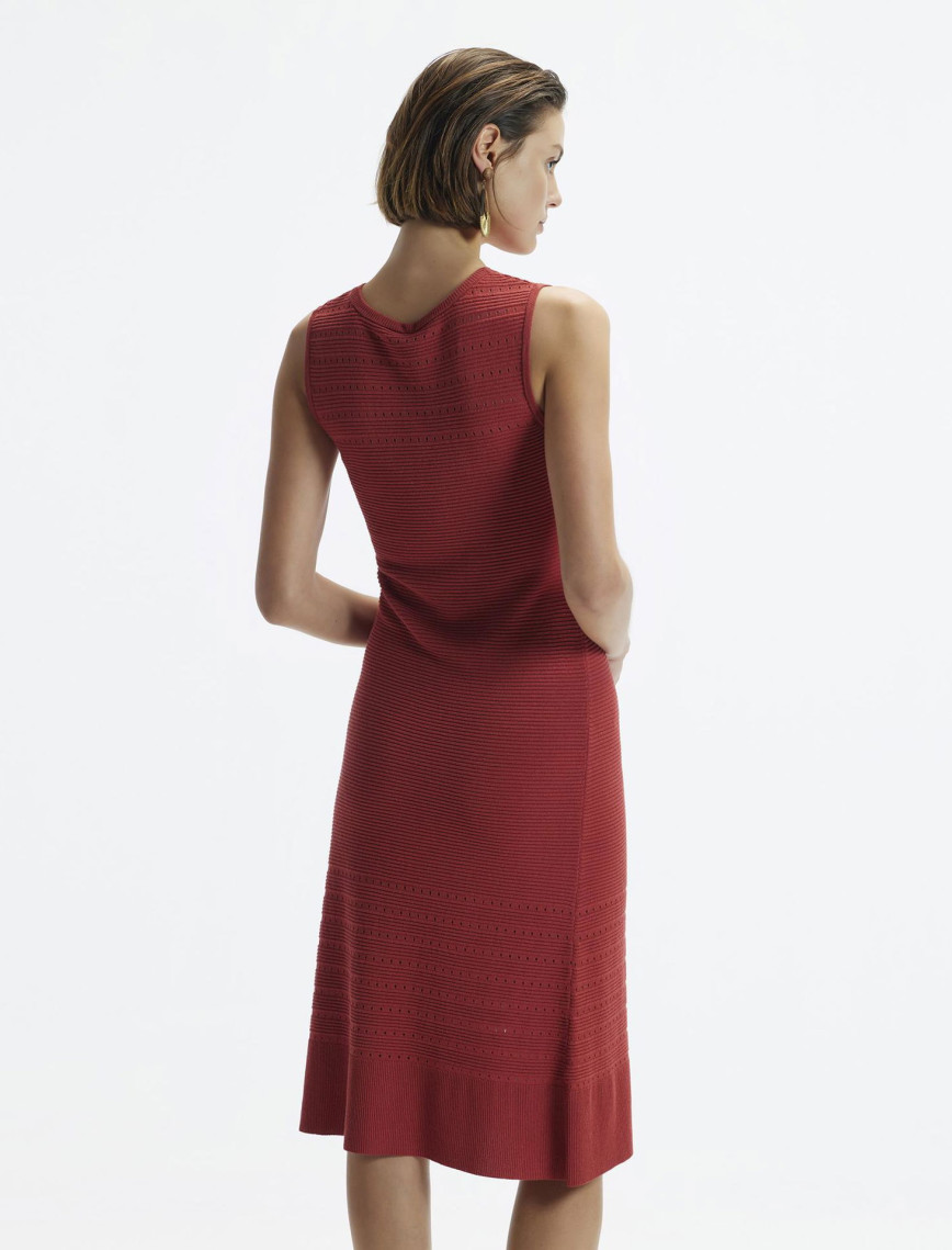 YARGICI V Yaka Dizaltı Triko Elbise YARGICI V Yaka Dizaltı Triko Elbise