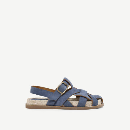 YARGICI Jüt Tabanlı Deri Sandalet YARGICI Jüt Tabanlı Deri Sandalet