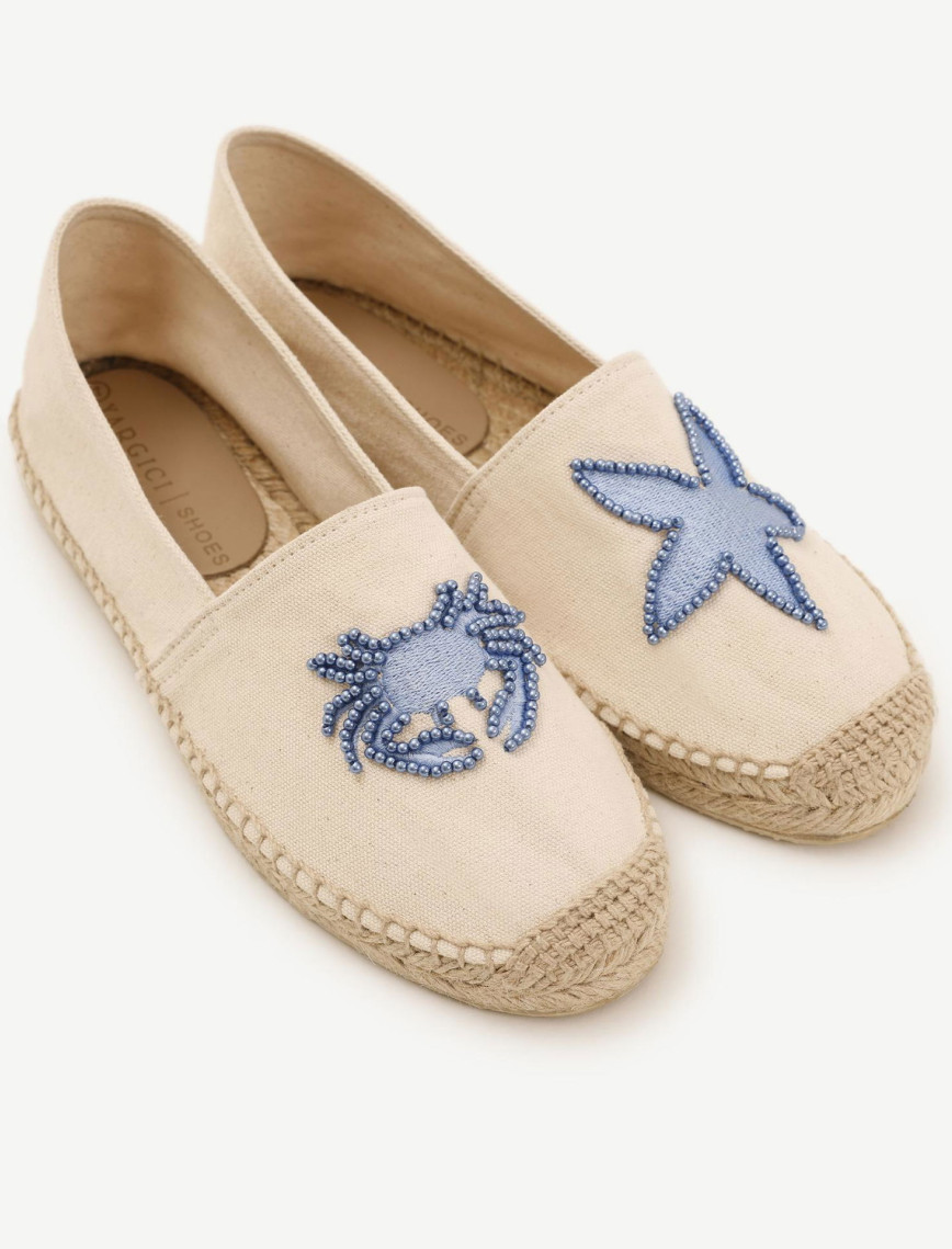 Deniz Yıldızı Desenli Espadril Deniz Yıldızı Desenli Espadril