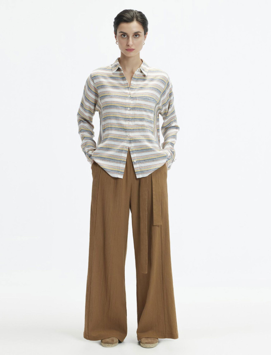 YARGICI Rahat Kesim Uzun Kollu Cepli Gömlek