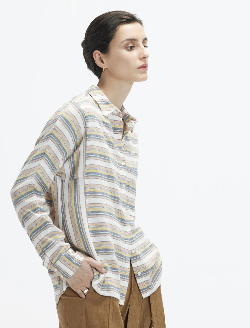 YARGICI Rahat Kesim Uzun Kollu Cepli Gömlek