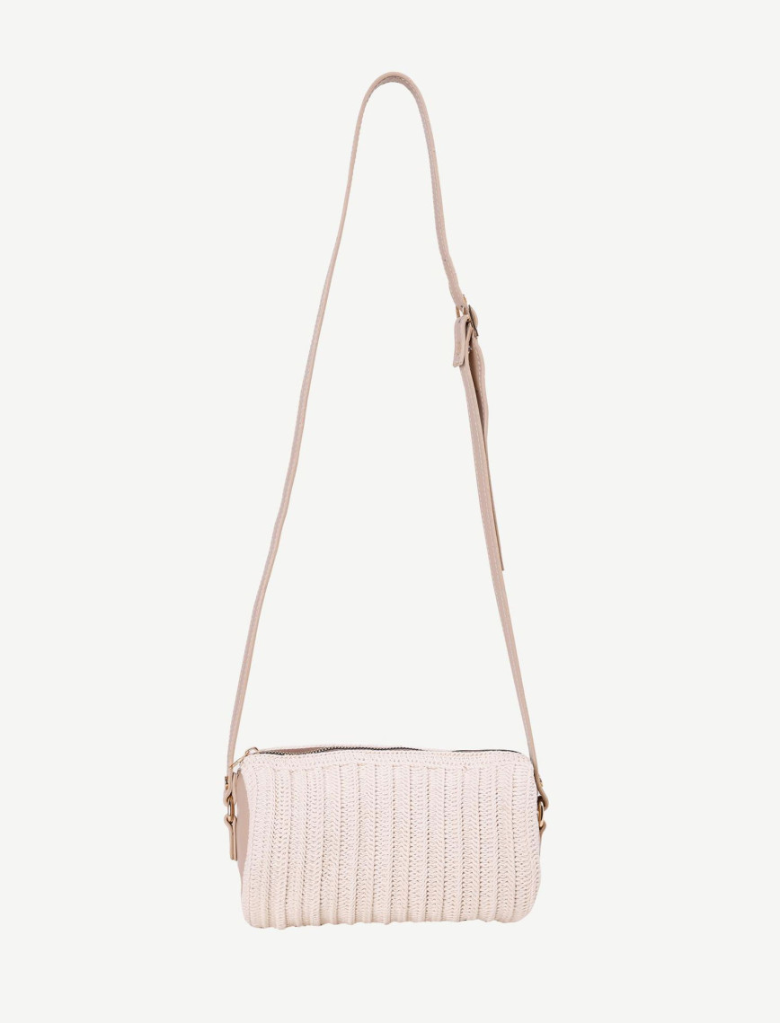 YARGICI Pamuk Örgü Silindir Çanta YARGICI Pamuk Örgü Silindir Çanta