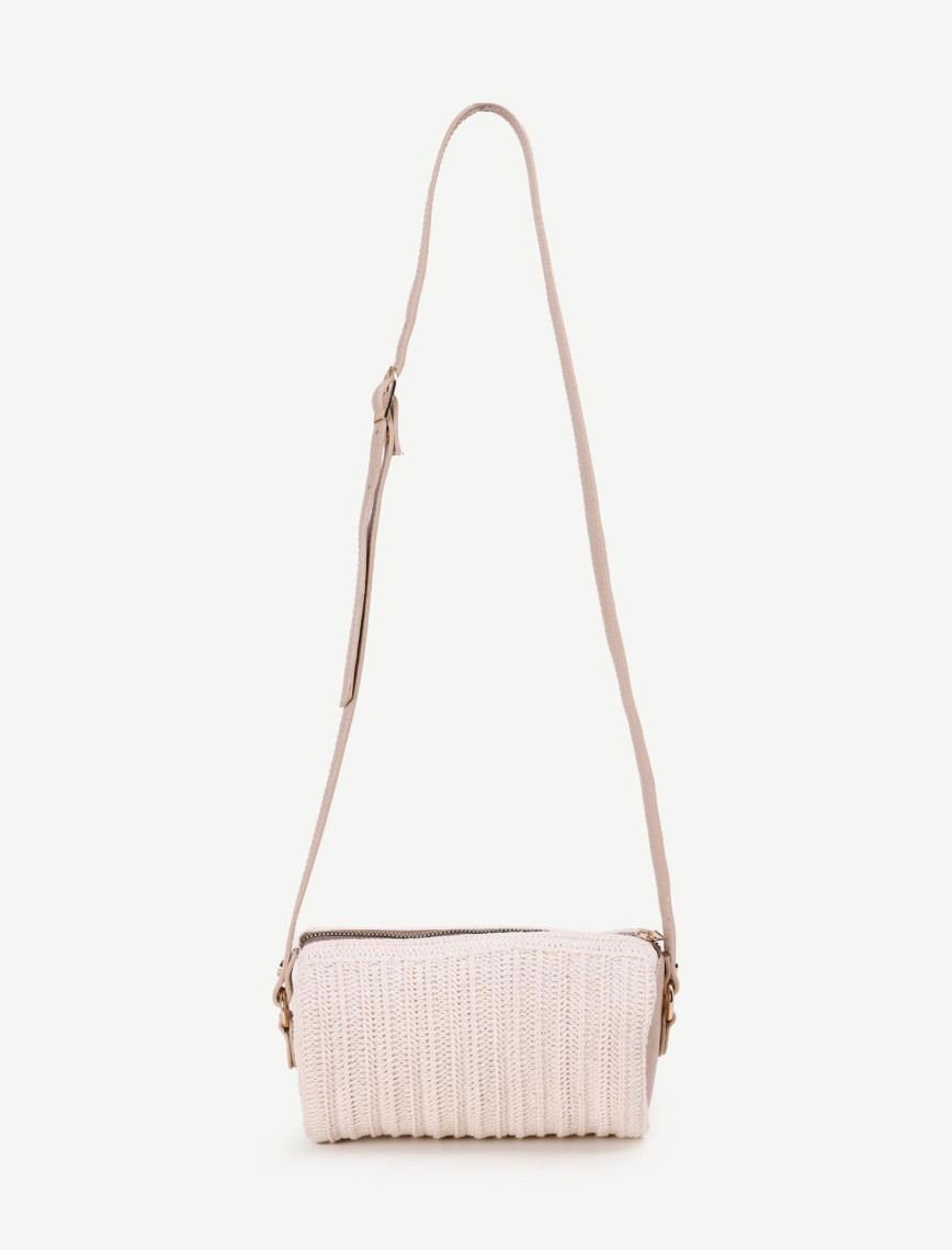 YARGICI Pamuk Örgü Silindir Çanta YARGICI Pamuk Örgü Silindir Çanta