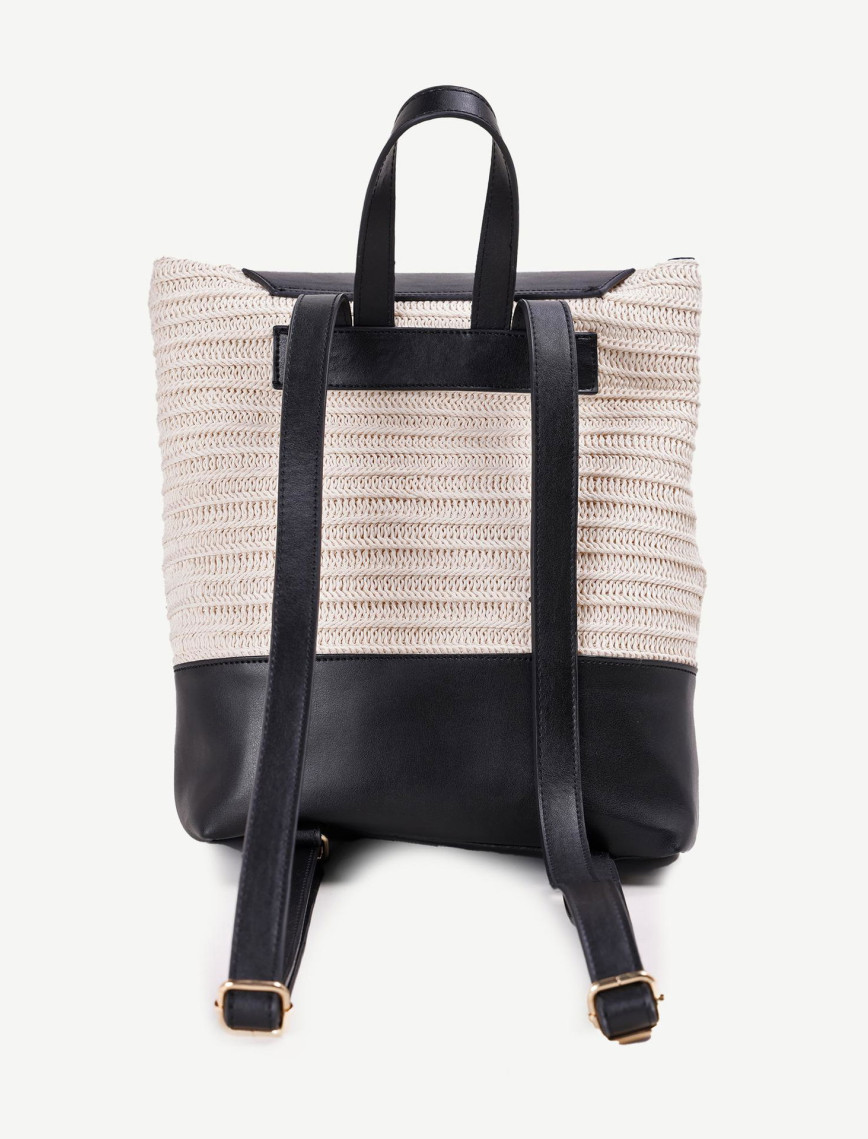 YARGICI Pamuklu Örgü Kumaş Sırt Çantası YARGICI Pamuklu Örgü Kumaş Sırt Çantası