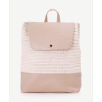 Pamuklu Örgü Kumaş Sırt Çantası Pamuklu Örgü Kumaş Sırt Çantası