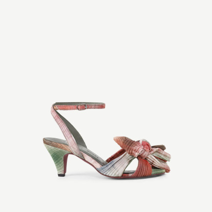 YARGICI Pilise Kumaşlı Topuklu Sandalet YARGICI Pilise Kumaşlı Topuklu Sandalet