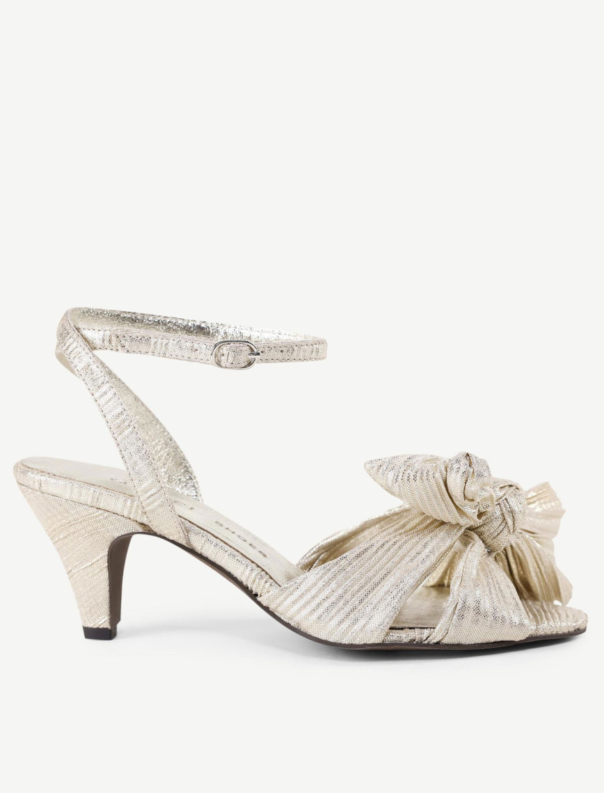 YARGICI Pilise Kumaşlı Topuklu Sandalet YARGICI Pilise Kumaşlı Topuklu Sandalet