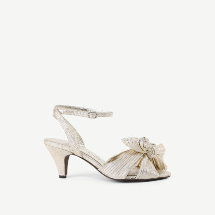 YARGICI Pilise Kumaşlı Topuklu Sandalet YARGICI Pilise Kumaşlı Topuklu Sandalet