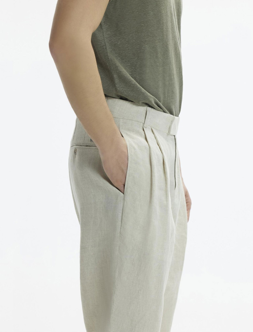 YARGICI Tapered Fit Pile Detaylı Fileto Cepli Pantolon YARGICI Tapered Fit Pile Detaylı Fileto Cepli Pantolon