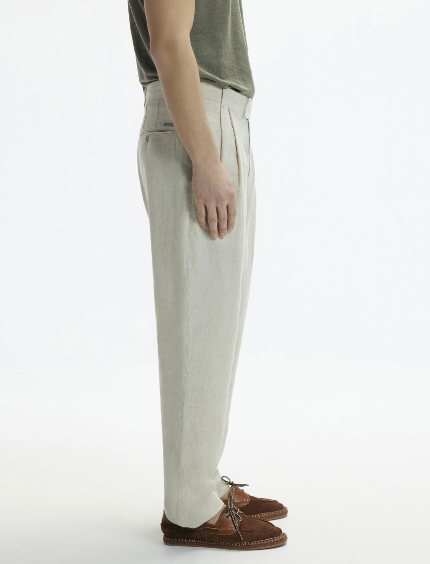 YARGICI Tapered Fit Pile Detaylı Fileto Cepli Pantolon YARGICI Tapered Fit Pile Detaylı Fileto Cepli Pantolon