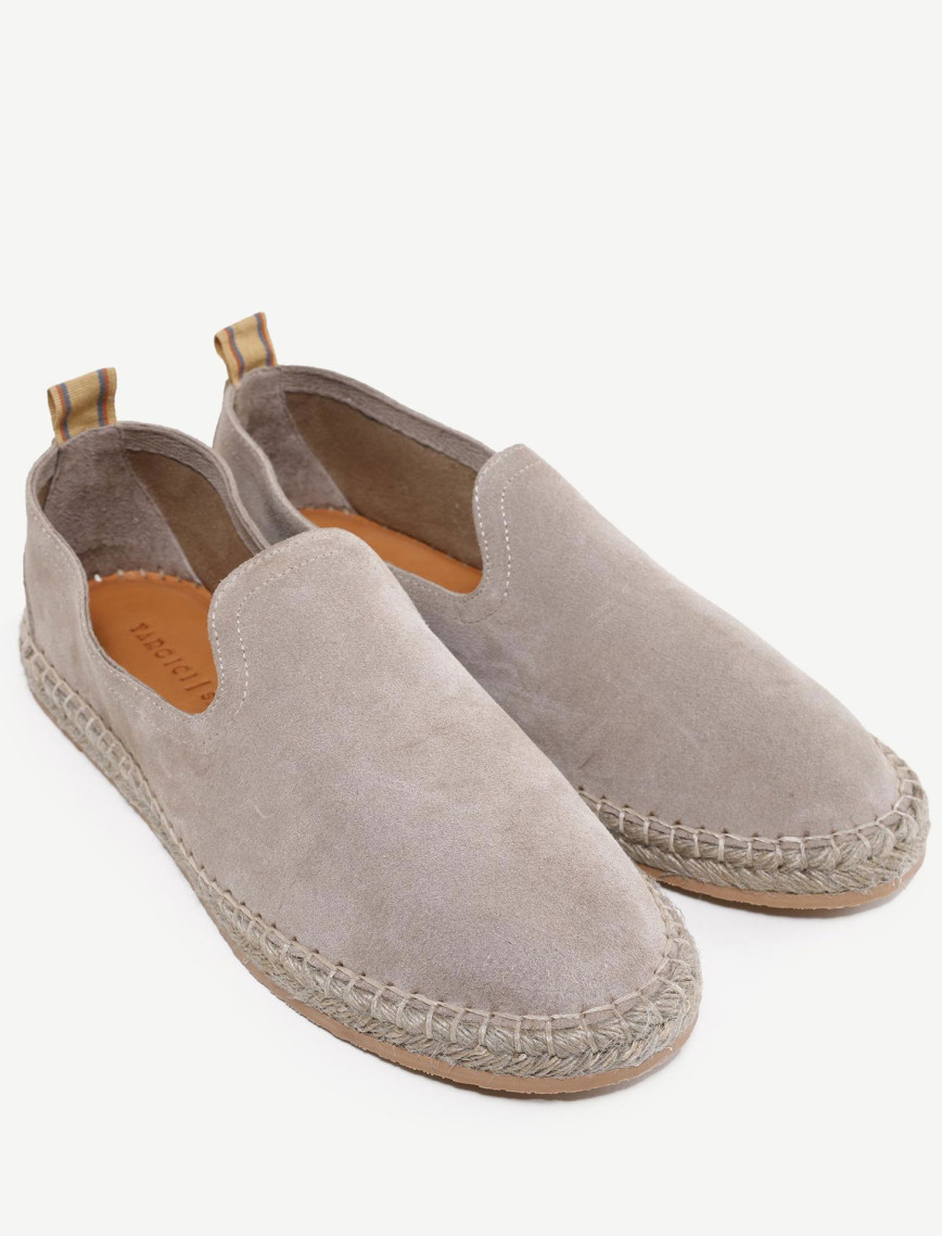 YARGICI Renk Detaylı Deri Espadril YARGICI Renk Detaylı Deri Espadril