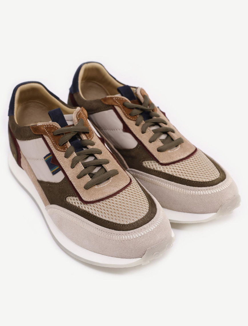 YARGICI File Detaylı Deri Sneaker YARGICI File Detaylı Deri Sneaker