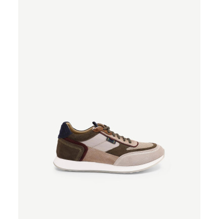 YARGICI File Detaylı Deri Sneaker