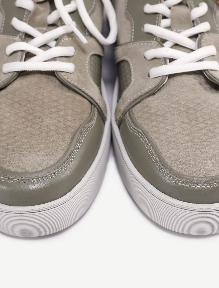 Deri-Süet Detaylı Sneaker Deri-Süet Detaylı Sneaker