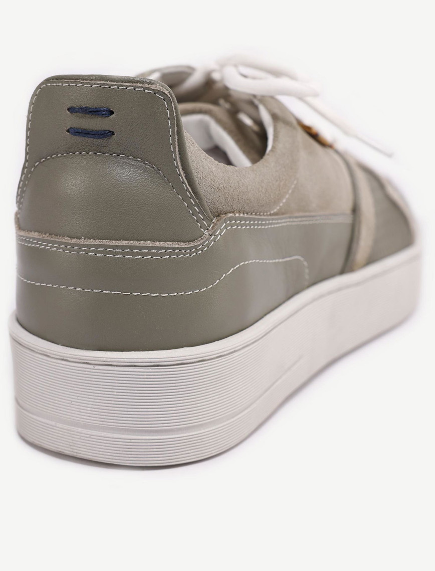 Deri-Süet Detaylı Sneaker Deri-Süet Detaylı Sneaker