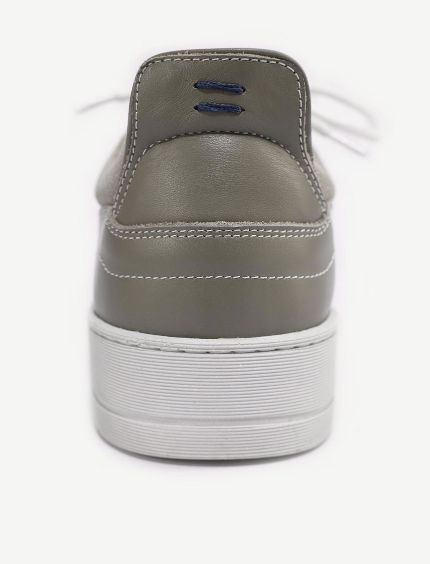 Deri-Süet Detaylı Sneaker Deri-Süet Detaylı Sneaker
