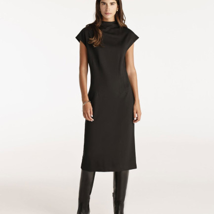 YARGICI Pens Detaylı Midi Boy Elbise YARGICI Pens Detaylı Midi Boy Elbise